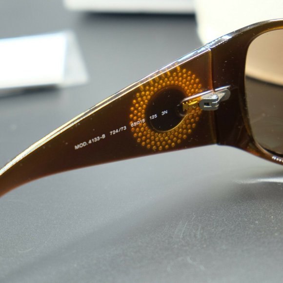 VERSACE Sunglasses 4133B 724 73 Brown Frame Lens Made in Italy main image 5